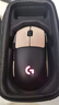 墨顿 适用GPW一二三四代收纳包狗屁王鼠标盒G502/G903/G102/G304 罗 有线无线接收器盒 技 专用保护包 G304鼠标包+深灰色翻毛皮鼠标贴【半包】 实拍图