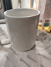 炊大皇马克杯 木底陶瓷杯高颜值办公防滑咖啡杯牛奶杯水杯 白色350ml 实拍图