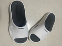 利达妮（TZLDN）踩屎感拖鞋男士夏季外穿厚底居家用浴室洗澡防滑运动户外凉拖鞋男 黯日白黑 【店长推荐】 44-45 【标准码】 实拍图