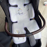 babycare天丝苎麻车席透气婴儿宝宝手推车凉席餐椅垫春夏企鹅乐团38×70CM 实拍图