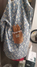 诗佩琪（SVORIAHI）围裙长袖厨房罩衣成人女做饭反穿衣服棉布外套连袖工作服护衣 蓝灰色罩衣 1件 实拍图