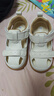 牧童宝宝学步鞋秋冬款婴幼儿童鞋软底皮面小白鞋女童机能鞋男童步前鞋 贝壳白（夏凉鞋） 22 鞋内长14.8cm 实拍图