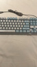 银雕(YINDIAO) K500键盘彩包升级版 机械手感 游戏背光电竞办公 USB外接 全尺寸 白蓝双拼混光有线键盘 实拍图