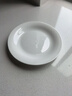 千代源清仓纯色陶瓷盘子餐盘鱼盘瓷碗家用小盘子菜碟吐骨碟骨碟盘长方盘 6.5英寸纯白小盘 实拍图