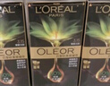 欧莱雅臻萃精油染发剂 男女遮盖白发染发膏3.0青木黑褐三盒 实拍图