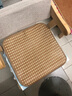 夏季藤席坐垫清凉椅子垫夏季餐椅藤席垫夏季凉席坐垫 白玉藤 45*45cm【一个】 实拍图
