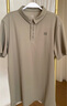 KOLON SPORT/可隆速干POLO 男士吸湿小翻领抗菌户外运动印花短袖 LHPT5MTT31-KK 卡其色 L 175/96A 实拍图
