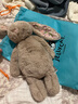 Jellycat害羞乳白色邦尼兔动物毛绒玩偶安抚玩偶娃娃生日新婚礼物 花布米色邦尼兔（派朵尔） Medium 实拍图