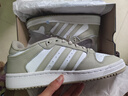 adidas CENTENNIAL RM休闲篮球运动板鞋男女阿迪达斯官方三叶草   浅灰绿/白色   41 实拍图