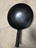 欧乐菲（OLOFE）章丘炒锅黑铁锅家用老式手打炒菜锅无涂层锅大炒勺精熟铁大师32cm 实拍图