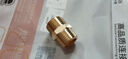 鸿樱 4分黄铜双外丝直接对丝6分短丝对接加长牙丝进水管接头1寸管配件 4分铜双外丝40克 实拍图