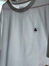 杰克·琼斯（JACK&JONES）25年男装T恤男夏季T恤舒适男士短袖凉感多色上衣纯色水洗不易走形 A06白色 2XL 实拍图