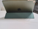 CangHua iPad air2/1保护套 iPad6/5保护壳9.7英寸苹果平板电脑三折支架超薄全包防摔皮套 CK21-松林绿 实拍图