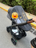 UPPAbabyCRUZ婴儿车高景观婴儿推车双向 可坐可躺 易折叠 宝宝手推车 CRUZ V2深灰GRY【不含睡篮】 实拍图