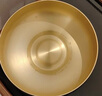 久堂纯黄铜水盂茶洗日式禅意家用大号建水杯洗水洗功夫茶具配件笔洗 升级版黄铜浮雕莲花茶洗-黑色 晒单实拍图