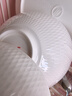 松发瓷器好韵釉下彩碗具家用陶瓷碗碟餐具纯白暗纹系列组合碗盘 好韵6英寸碗2个装 实拍图