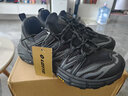 乐途（LOTTO）跑步鞋男鞋春冬加绒保暖轻便黑鞋减震休闲鞋男皮面运动鞋旅游鞋子 黑色·男【网面透气】 44 实拍图