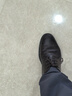 海澜之家HLA皮鞋男商务正装德比鞋增高休闲男鞋HAAPXM4DBG576 棕色41 实拍图