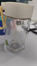 富光清然玻璃杯 高硼硅玻璃水杯子 女生便携牛奶咖啡刻度茶杯330ml 实拍图