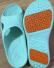 科柔科柔专利防滑拖鞋男女夏季室内宽松透气家居孕妇老人浴室防臭拖 薄荷曼波 37-38 (240mm) 实拍图