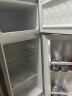 新飞 FRESTEC新飞冰箱小型租房用 一级能效冷 藏冷冻两用1-2人家用小冰箱 出租房双门电冰箱办公室两门 一级能效 86A 升级款 太空银 实拍图