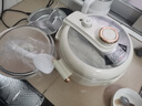韩派电压力锅三格鸳鸯锅家用高压双胆电饭煲大容量多功能智能高压力电饭煲鸳鸯胆火锅压力锅 升级款【陶瓷釉三格胆+陶瓷釉不沾胆+双盖】 4L 实拍图