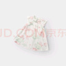 巴厘小猪女童短袖连衣裙夏季薄款小女孩公主裙儿童国风衣服夏 荷塘之约 90 cm 实拍图
