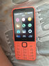诺基亚（NOKIA）220 4G 移动联通电信全网通 2.8英寸双卡双待 直板按键手机 老人老年手机 学生手机 橘色 实拍图
