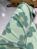 浪莎睡衣女春秋长袖宽松棉柔翻领舒适甜美可外穿大码家居服2件套 夏日花语 2XL 【建议140-160斤】 实拍图