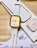 Apple/苹果 Watch Series 10智能手表蜂窝款42毫米玫瑰金色铝金属表壳淡桃粉色运动型表带S/M MWXQ3CH/B 实拍图