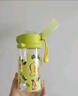 babycare儿童水杯夏季吸管杯学饮杯免拧户外运动直饮幼儿园上学水壶-青色 实拍图