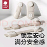 babycare 儿童安全防护锁宝宝安全窗锁多功能锁扣冰箱锁柜门锁白垩色 实拍图