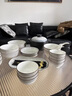 玺垚碗碟套装家用釉下彩饭碗家用简约现代2025新款陶瓷碗盘筷餐具套装 现代时光配砂锅  47件套 实拍图