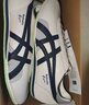 Onitsuka Tiger鬼塚虎男女款中性鞋子复古舒适运动休闲鞋男RUNSPARK 米色/深蓝色-103 44 实拍图