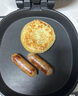 美的（Midea）电饼铛双面加热多功能悬浮深盘早餐机下盘可拆洗烙饼机180度平铺三明治机煎烤机JKC34S01国家补贴 实拍图