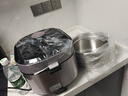 美的（Midea）【国家补贴】0涂层钢胆电压力锅5L提鲜双胆家用煲汤全自动智能预约开盖煮C541G电饭煲高压锅4-6人 实拍图