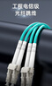 SK-LINK 光纤跳线 LC-LC万兆多模OM3电信级双芯机房布线光纤线1米 LZSH低烟无卤 SK-TX10GMM-2LCLC1M 实拍图