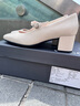 爱步（ECCO）玛丽珍鞋女鞋 2025年冬季倪妮同款高跟鞋浅口单鞋 型塑290963 石灰色29096301378 37 实拍图