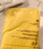 蕉趣（BANANA TRIP）一次性雨衣(全新料)加厚成人户外连帽四排扣连体雨披 白色1个装 实拍图