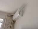 海尔空调净省电1.5匹挂机变频一级/三级能效速冷热节能省电静音低噪自清洁WIFI智控家用卧室壁挂式 1.5匹 一级能效 小红花【劲爽】强劲冷暖+节能 实拍图