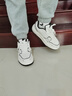 森馬（senma）男鞋2025秋冬新款青少年运动休闲国潮鞋子男士轻便小白鞋百搭板鞋 108白黑 39 实拍图