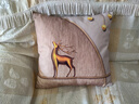 万燊 现代轻奢大地暖色耐脏抱枕简约客厅沙发靠枕样板房装饰靠背软包 L款 50X50cm(枕套加枕芯） 实拍图