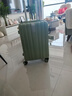 汉客行李箱女拉杆箱男大容量镇店之宝双层拉链密码箱子旅行箱24英寸绿 实拍图