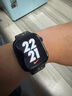 Apple/苹果 Watch Series 10 智能手表GPS款46毫米亮黑色铝金属表壳黑色运动型表带S/M MX263CH/B 实拍图