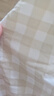 洁丽雅（Grace）100%纯棉床单单件抗菌新疆棉A类全棉学生宿舍单人被单双人床盖 奶茶小棕格【抗菌+A类纯棉】 床单200*230cm【适用1.5m床】 实拍图