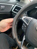 齐选汽车方向盘套四季通用超薄车把套车内高级感纳帕皮防滑卡套男女款 翻毛纳帕皮【尊贵黑】三色标 实拍图
