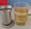 北鼎（Buydeem） 泡茶杯办公室家用茶具玻璃杯子带把茶水分离杯高硼硅玻璃 D杯*2 实拍图