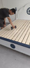 本色熊实木儿童床男孩女孩轻奢公主床美式小学生现代简约青少年单人床 单床（王子）+柜2+10cm提花床垫 1.8米*2米 实拍图