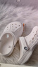 crocs卡骆驰洞洞鞋贝雅男鞋女鞋轻便耐磨一脚蹬拖鞋休闲鞋|10126 白-100 37 /38(230mm) 实拍图