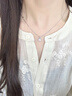 唯一（Winy）一克拉莫桑钻银项链2025新款吊坠生日送女朋友老婆七夕情人节礼物 实拍图
